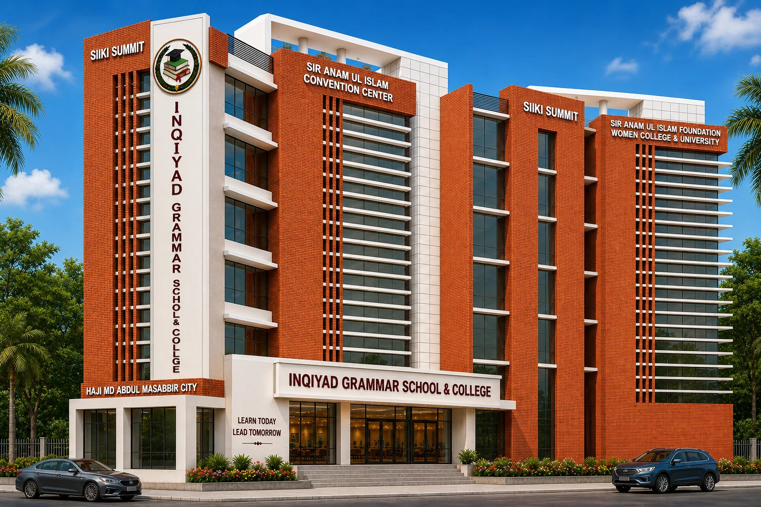 Campus illustration supplied for the Foundation website